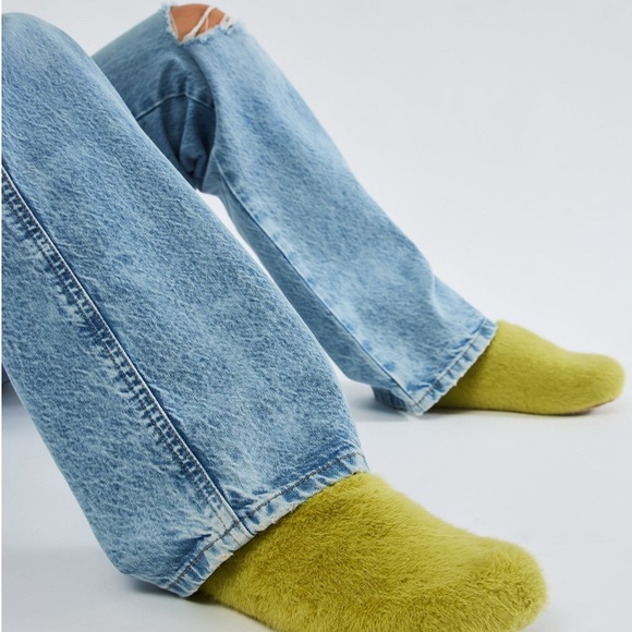 Fashion Nova Shoes - Furry Slip Ons